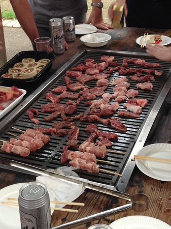 大盛況です！社内BBQ大会③三和建設のコンクリート住宅＿blog 鉄筋コンクリートの家　宝塚